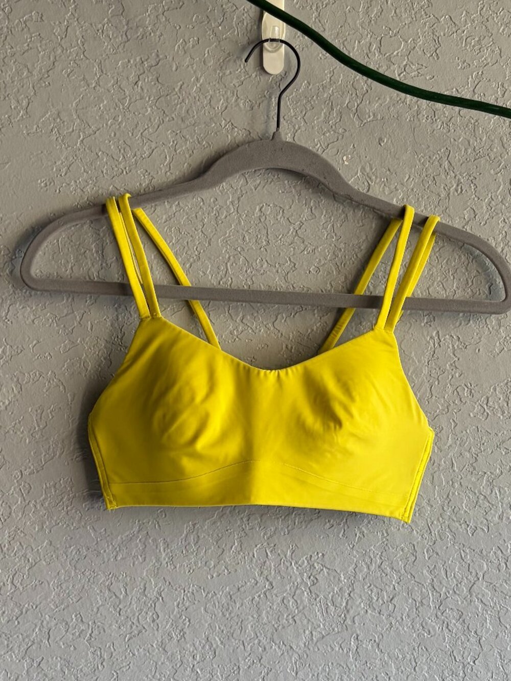 Lululemon Yellow Like a Cloud Bra